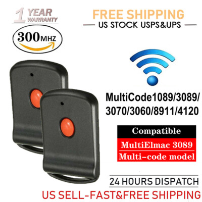 300Mhz Garage Door Wireless Mini Remote Control Gate Opener Transmitter Part