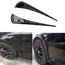 Sport Black Soft Tpu Side Fender Air Vents Wing Cover Trim Car Accessories Sport Black Soft Tpu Side Fender Air Vents Wing Cover Trim Car Accessories