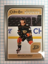 2021-22 Upper Deck hockey O-Pee-Chee glossy rookies #R-8 Trevor Zegras 
