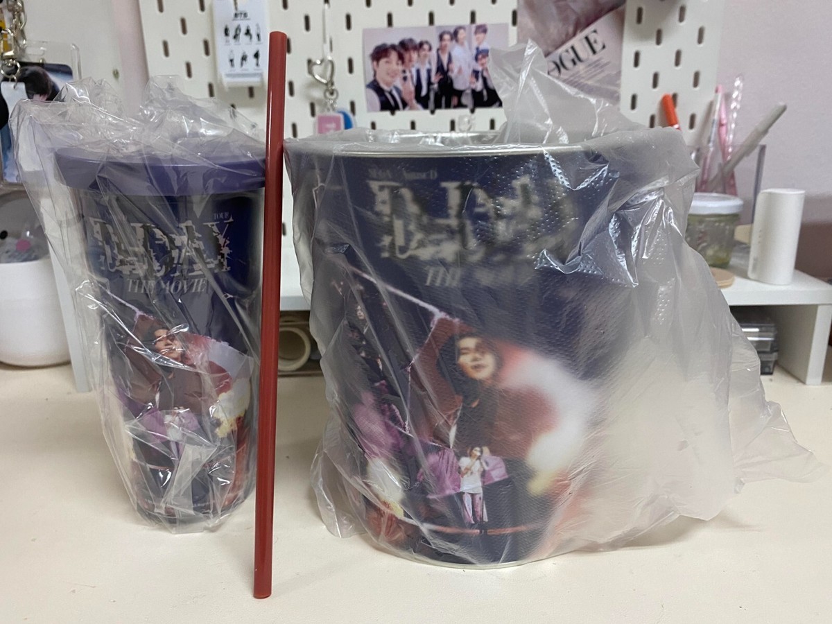 BTS Suga Agust D Day Movie Tour Popcorn Bucket & Double Wall