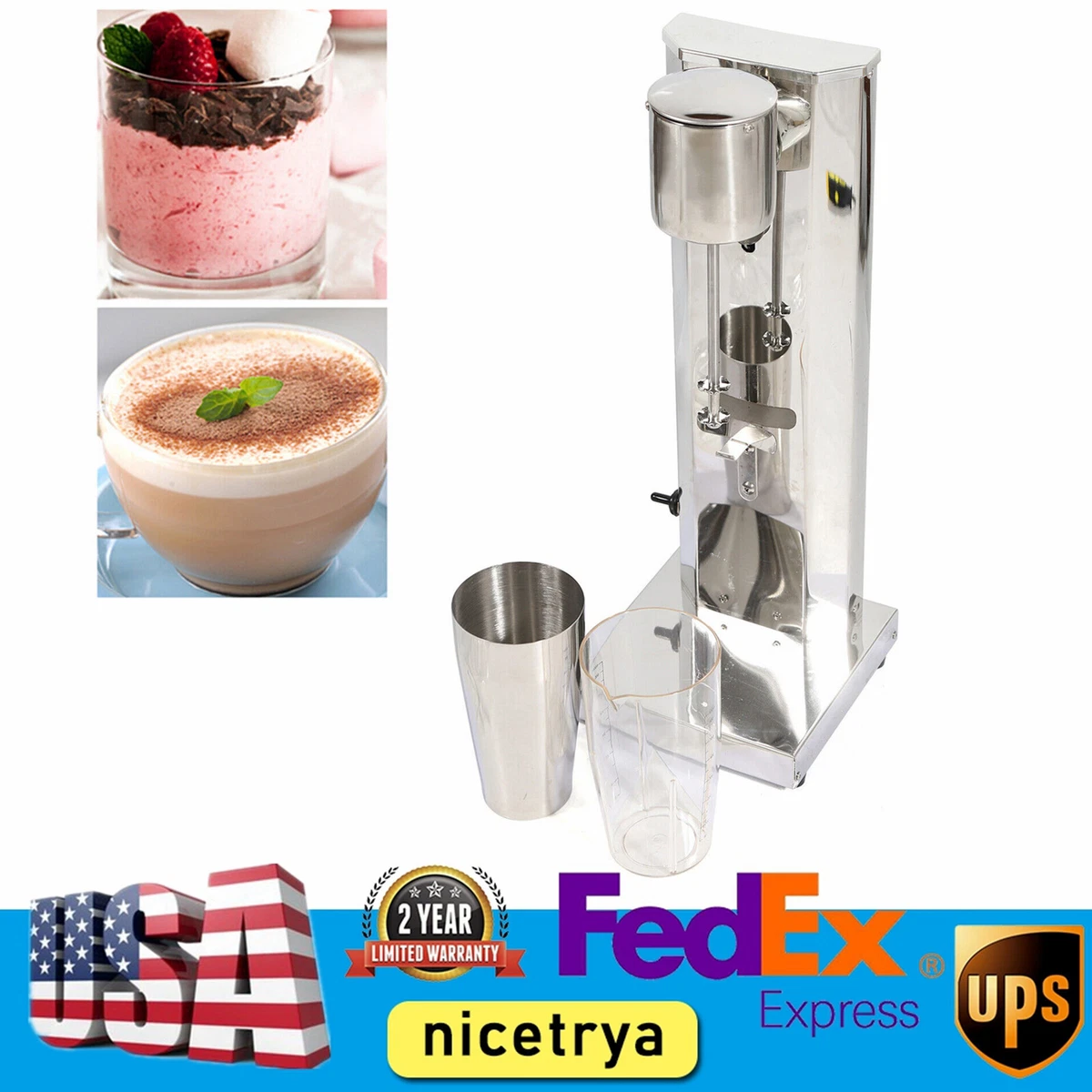 Milkshake Maker Drink Mixer Frappe Machine Smoothie Blenders