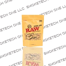 RAW TIPS PRE ROLLED WIDE 180 BAG