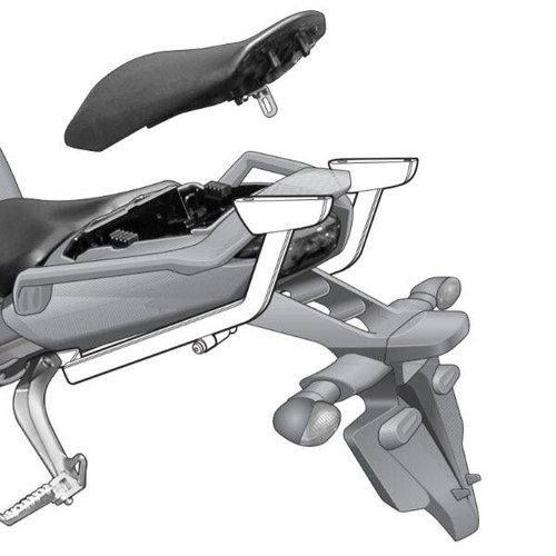 SHAD Top Box Fitting Kit Fits Yamaha FZ 1000 2015 for SH29 - SH59X - Picture 2 of 12