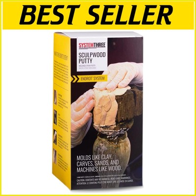 1 Quart System Three SculpWood Putty - High Viscosity Wood Repair Solution