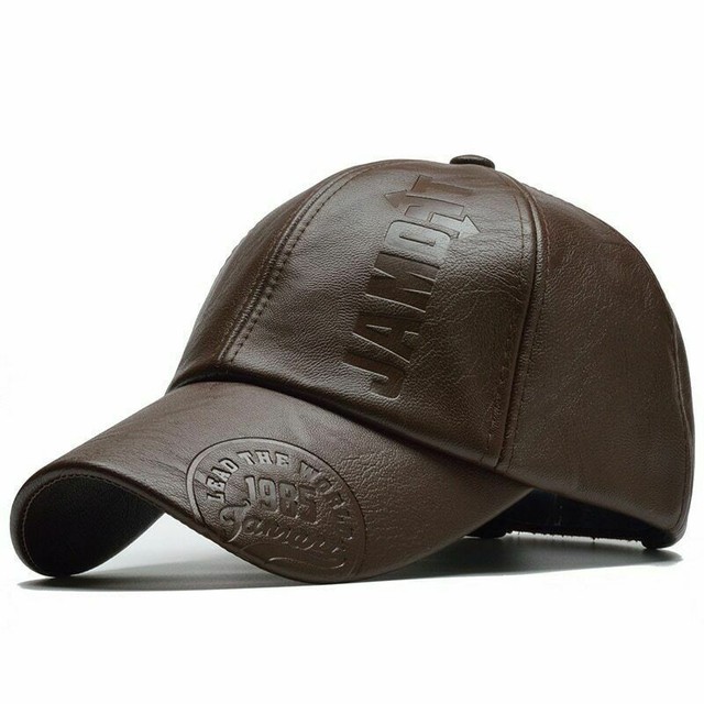 gorras de cuero para hombre