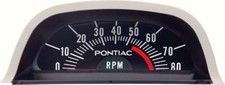 Oer Hood Tach 5500 Red Line V8 Point Ignition For 1968 Firebird Gto Grand Prix