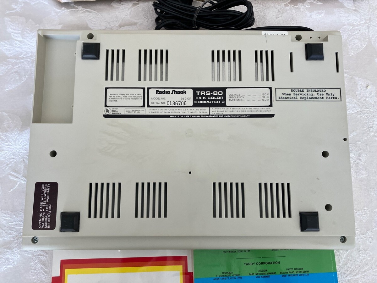 Radio Shack Tandy TRS-80 Color Computer 2 with original box Radio Shack Tandy TRS-80 Color Computer 2 with original box