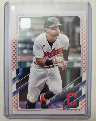 Cesar Hernandez 2021 Topps Update Independence Day Parallel 22/76 US122 Misprint