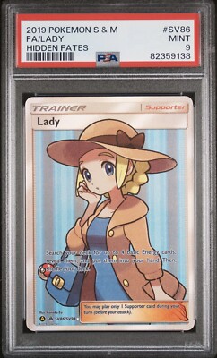 Pokemon - Lady SV86/SV94 Full Art Trainer - Hidden Fates 2019