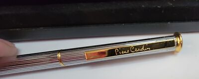 Stylo Plume Pierre Cardin - Argent Massif Avec Plume En Or 18 Carats, Occasion