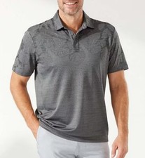 TOMMY BAHAMA Island Zone Palm Coast Tropic Fade Golf Polo Shirt 128 LARGE