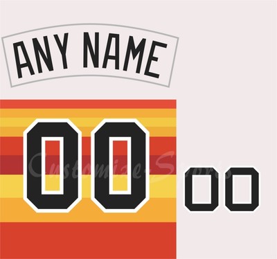 custom astros rainbow jersey