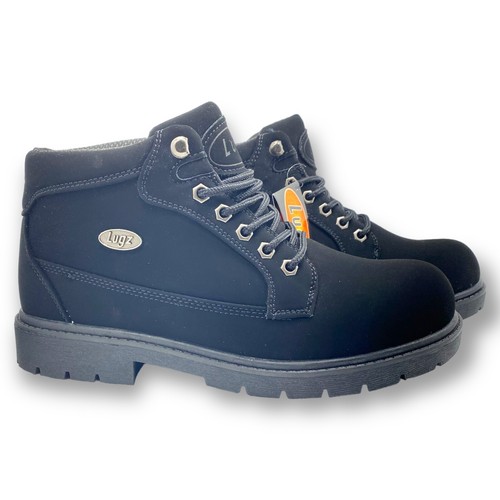 Lugz Mens Mantel Mid Black Man Made Mid-Calf Boots Shoes 9 Medium (D) BHFO 6074 - Picture 2 of 10
