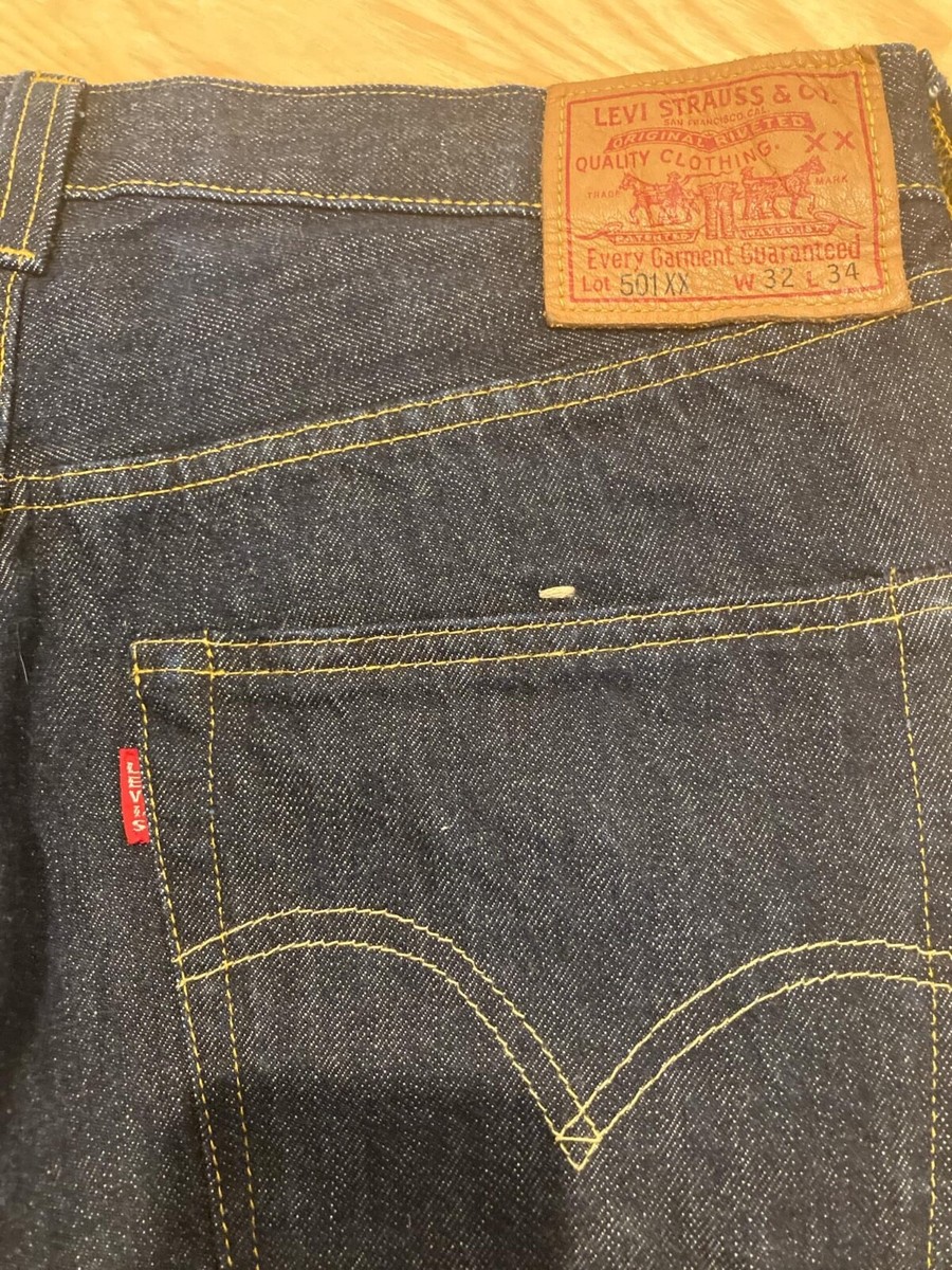 Levi's Vintage Clothing 1947 501 Red Selvedg Denim 14oz - Size 32