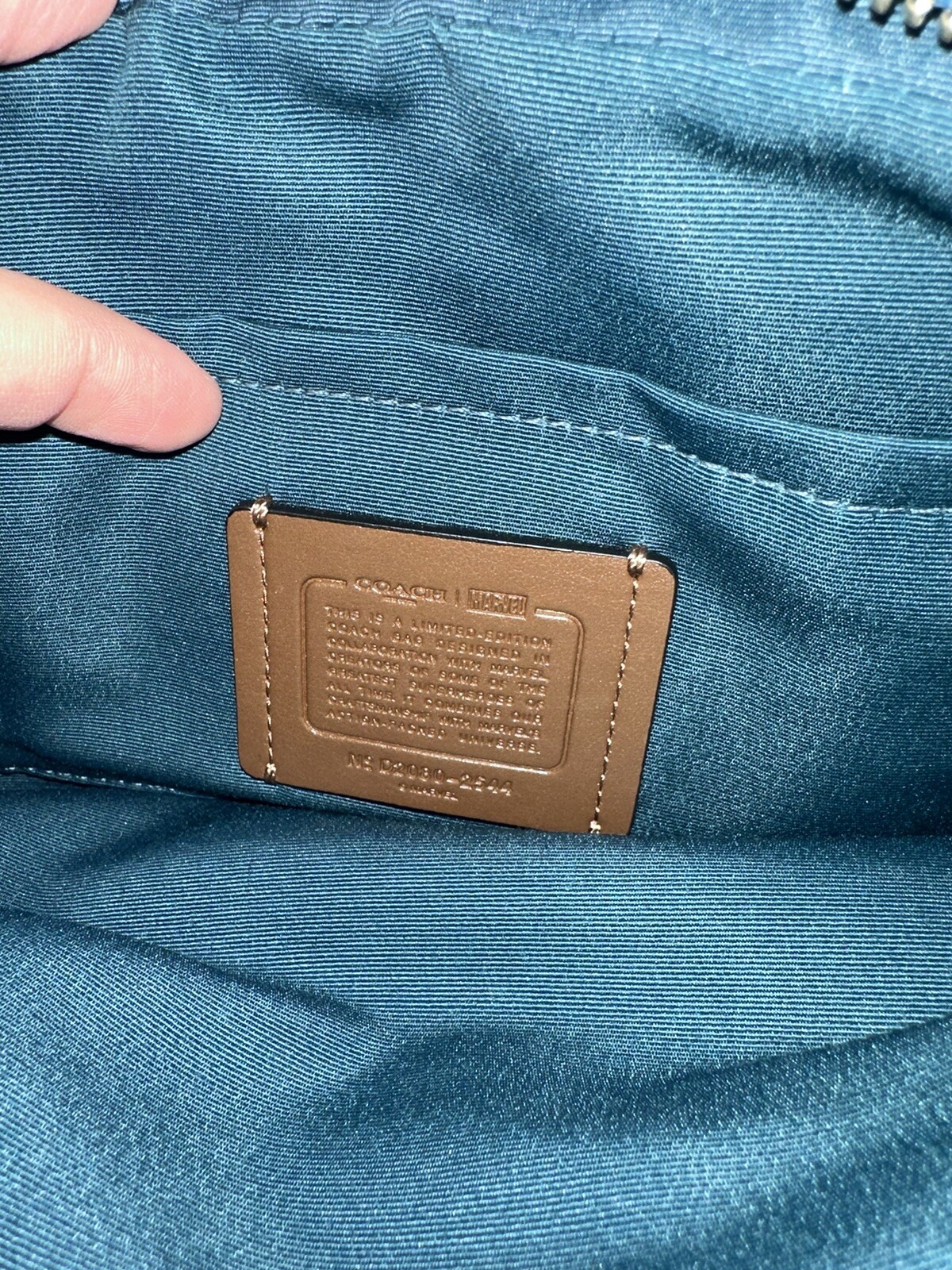 Coach X Marvel SpiderMan Jes Crossbody Miami Red Gem