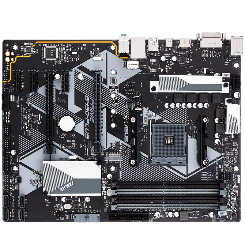 For Asus PRIME B450-PLUS Motherboard AMD AM4 DDR4 DVI Mainboard | eBay