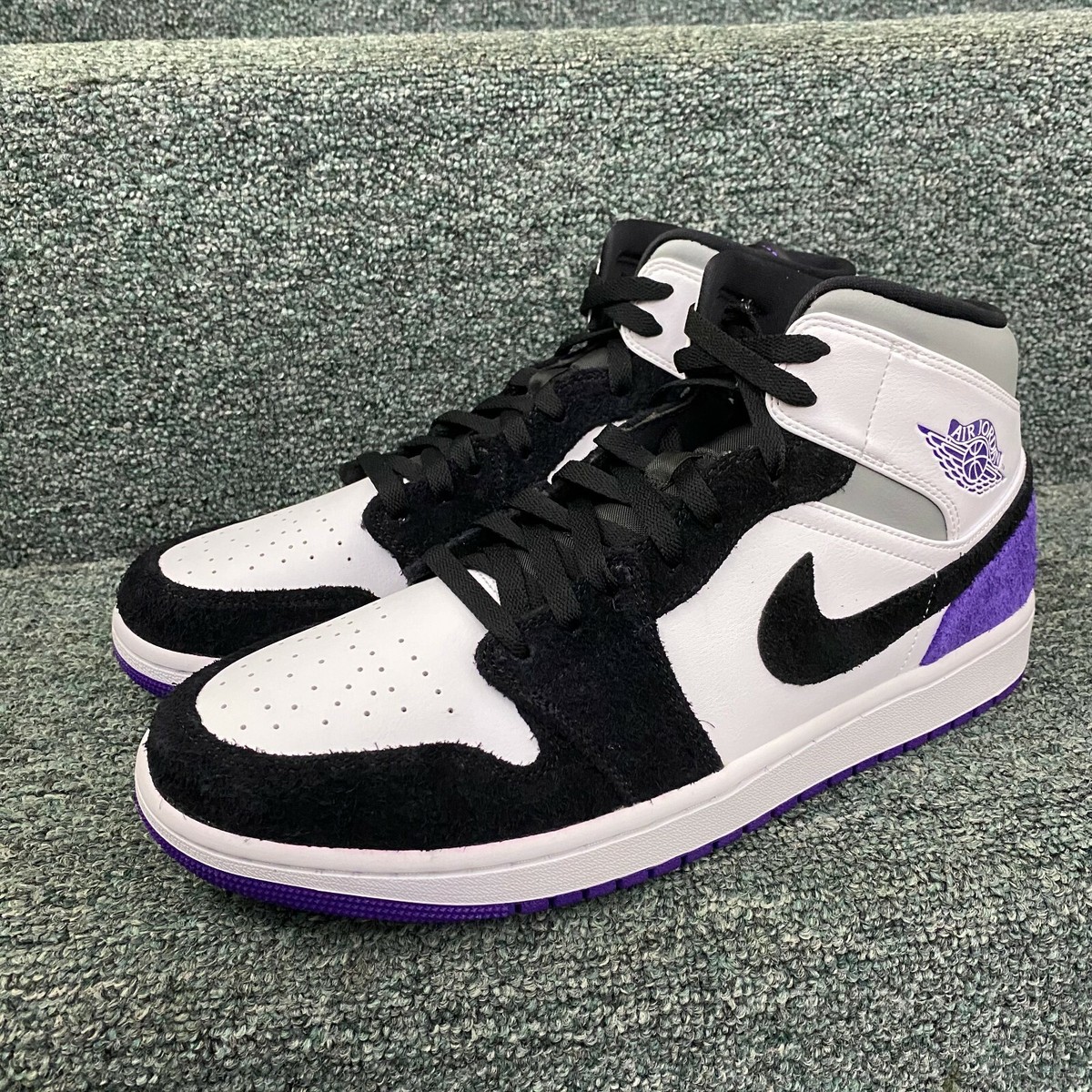 Nike Air Jordan 1 Retro Mid SE Court Purple White Black