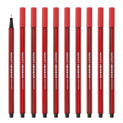 Westcott STORYLINER Fineliner Rot 10 Stück, 0,4mm Strichstärke