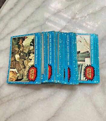 STAR WARS 1977 Vintage Series Blue Border Trading Cards