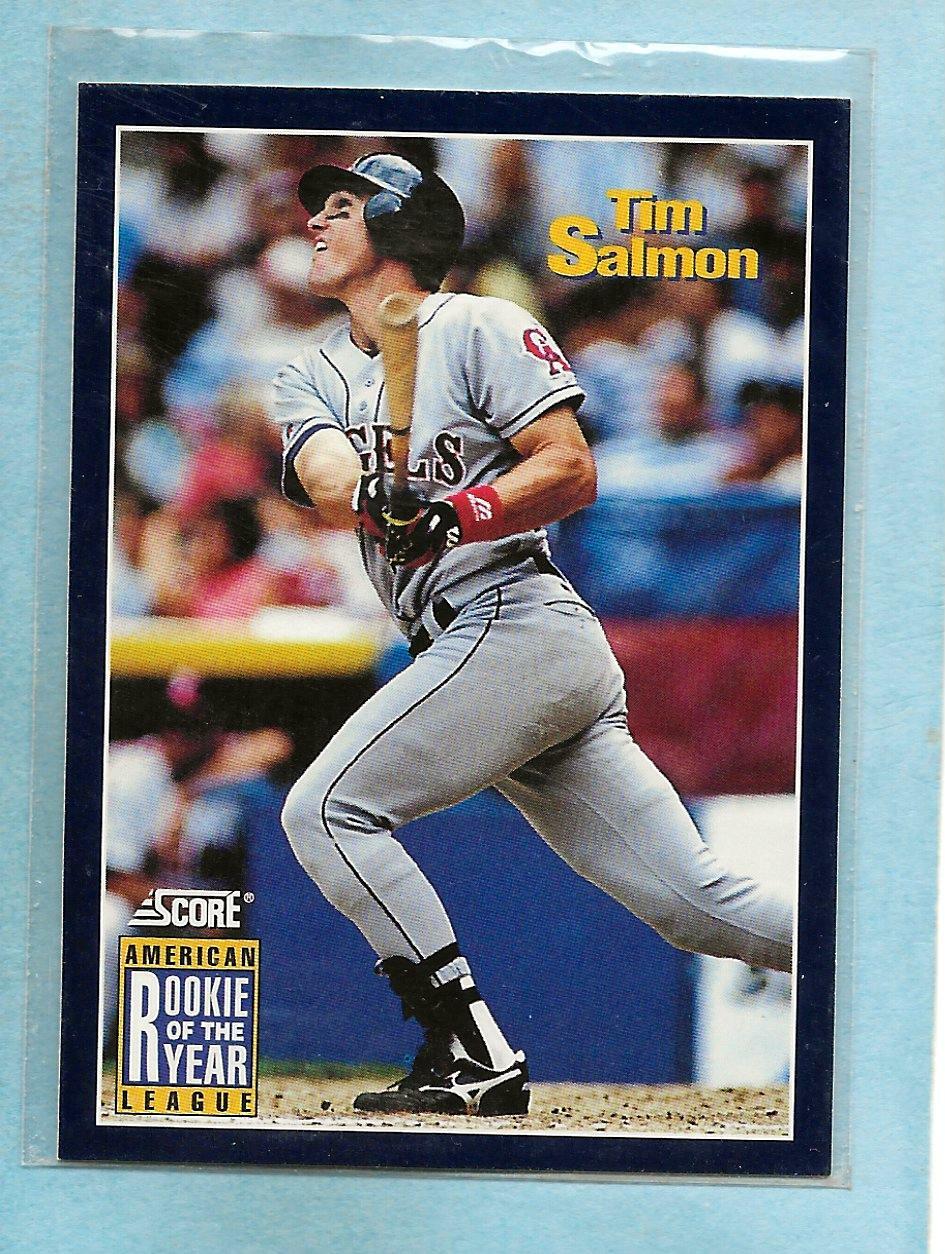 TIM SALMON - 1994 Score "Rookie of the Year" - #635 - Angels - $1.00 Shipping 