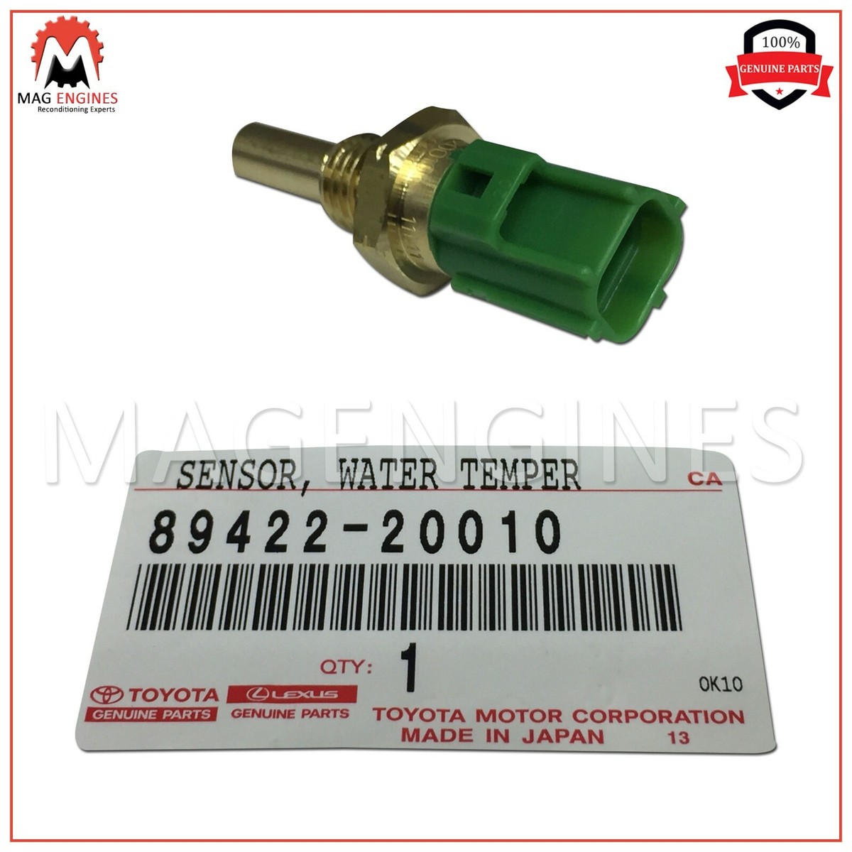 むーにー！！！ Amazon.com: Toyota 89422-20010 Water Temperature Sensor