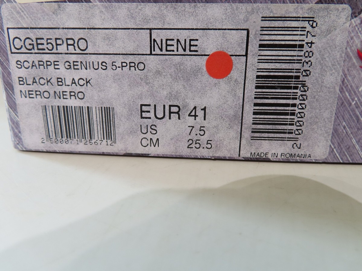 SIDI Genius 5 pro Size 41 Millennium 3 sole black synthetic SIDI Genius 5 pro Size 41 Millennium 3 sole black synthetic