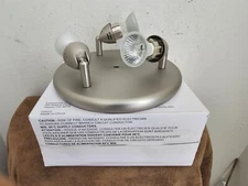 hd supply solutions seasons brushed nickel 3-light ceiling fixture