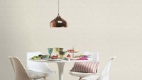 Vliestapete Rasch Uni LäNgsstruktur Einfarbig Grau Creme Glanz 608649 (4,18€/1Qm