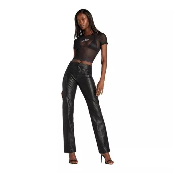 Ladies Pleather Pants - JAM Clothing