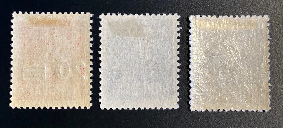 Norway MLH Lion II Stamps with overprint Year 1927/1928 NK 156-158 - Image 2 of 2