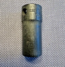 Vintage SNAP ON FDHB140 7/16" Socket 12Pt 1” Long 3/8" Drive Snap-On Hand Use