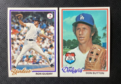 1978 Topps Baseball   Complete the Set-You Pick NM+376-726