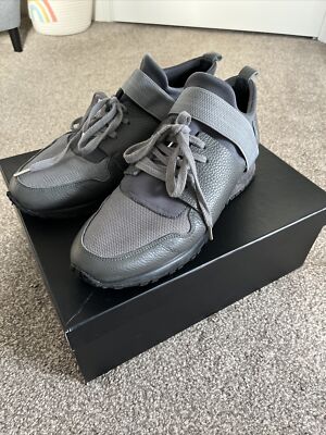Mens Mallet Elastic Charcoal Trainers UK EU 42 VGC UK