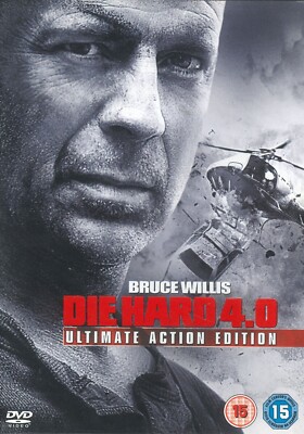 Die Hard 4.0 (2007) Ultimate Action Edition DVD, Bruce Willis, Justin Long