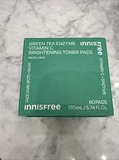 Innis Free Green Tea Enzyme/Vitamin C Brightening Toner Pads