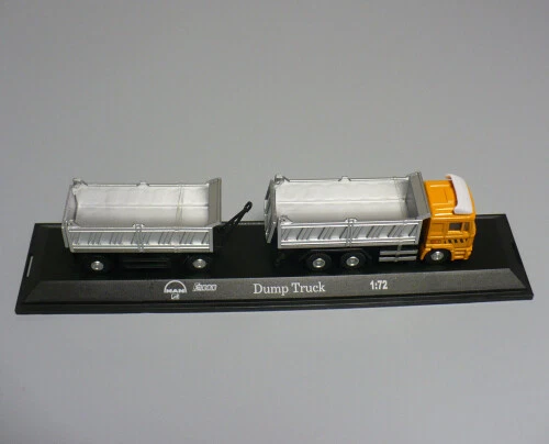 CAMION MAN F2000 TRASPORTO SPAZZATURA CON RIMORCHIO - SCALA 1:72 MONDO MOTORS - Immagine 2 di 4