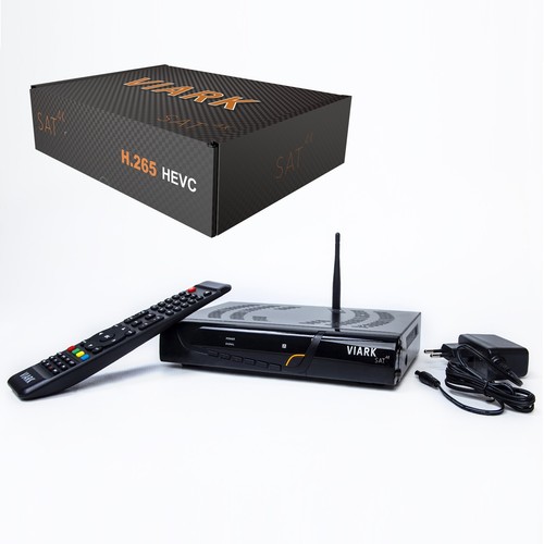 Viark Sat 4K UHD H.265 2160p DVB-S2X MS Receiver LAN WLAN Schwarz - Bild 6 von 8