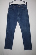 Vtg Wrangler Cowboy Cut 13MWZ Med Wash Jeans Sz 35X34 meas 34x33 
