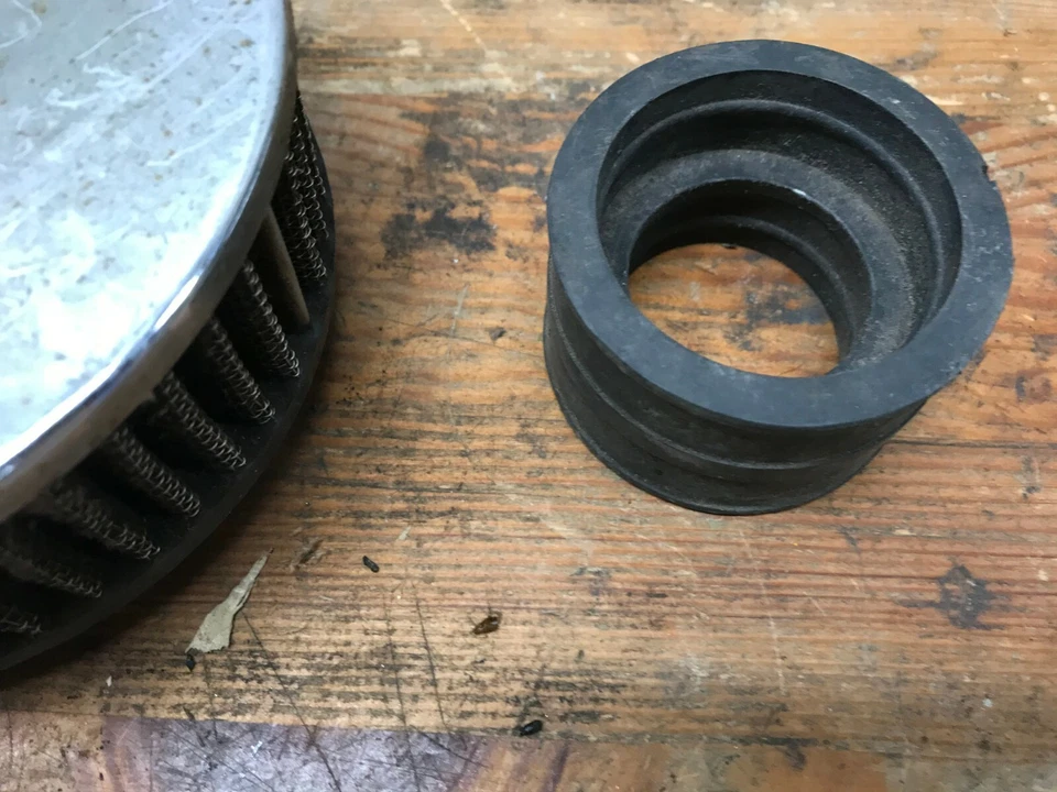 Placas de filtro de ar Triumph Bonneville BSA Norton limpador anéis de admissão filtros  - Imagem 2 de 4