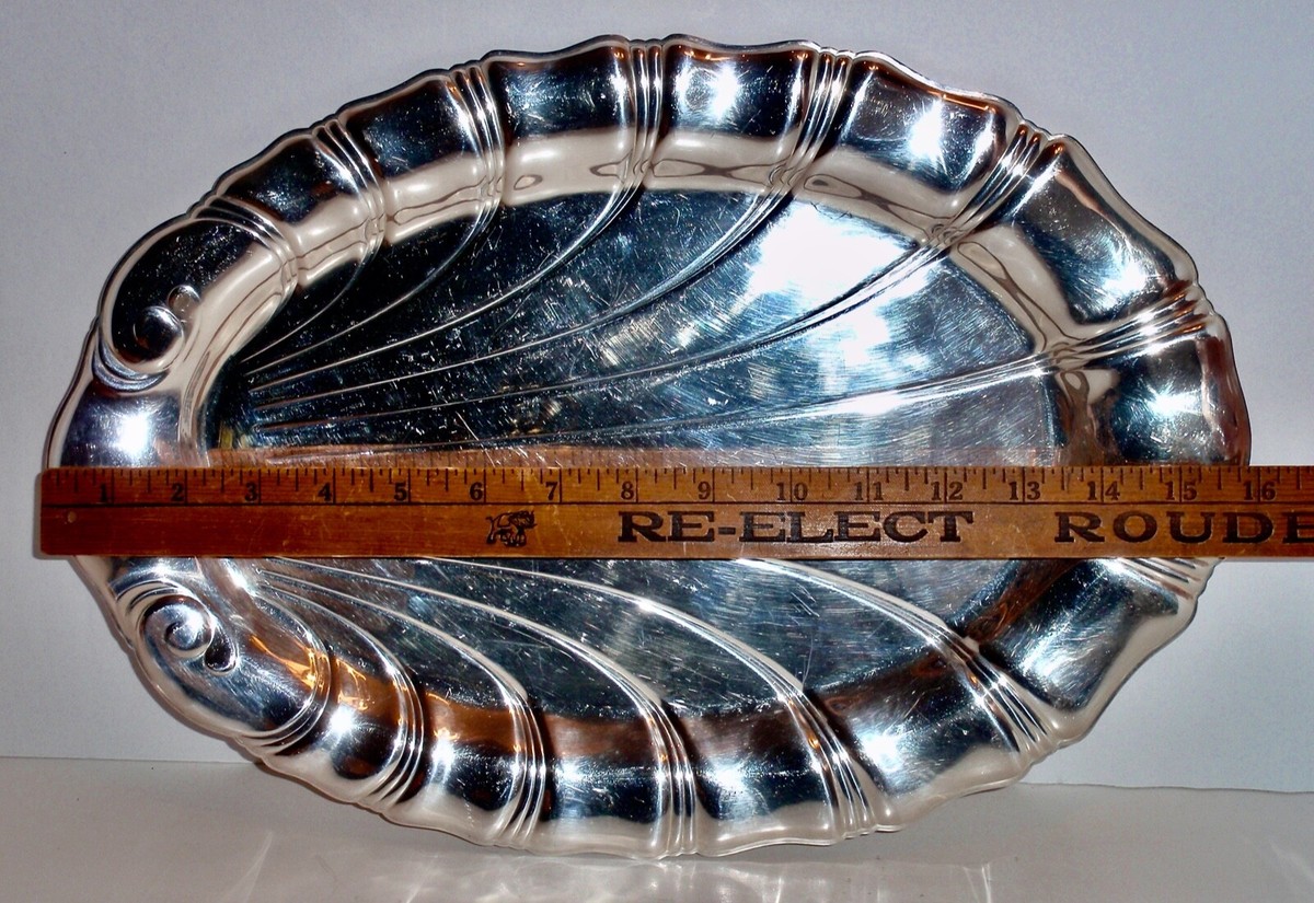 Vintage Large 1847 Rogers Bros. Oval 16