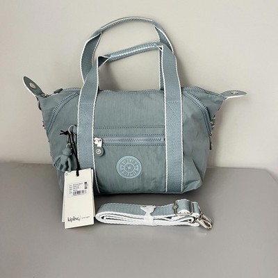 Kipling Art Satchel Mini Crossbody in Relaxed Gray NWT