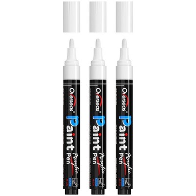 White Paint Pens Paint Markers - Permanent Acrylic Markers 3 Pack, Water Base...