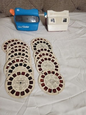 2 Vntg View Masters &15 Reels No Boxes