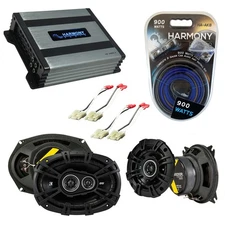 Fit Chevy Corsica 1988-1990 Factory Speaker Upgrade Kicker DSC4 DSC693 HA-A400.4