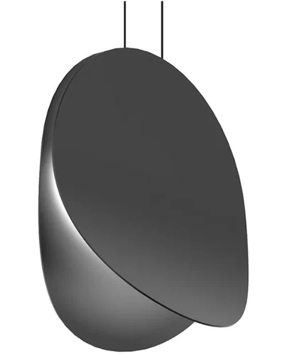 Sonneman 1768.25 Malibu Discs 18" LED Pendant - Satin Black - Picture 1 of 3