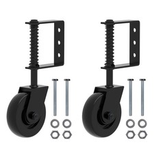 4.3" Heavy Duty Spring Loaded Gate Caster with Bearing, Drag Gate Wheels with...