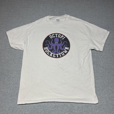 Detroit Red Wings Hockey Town T Shirt Mens XL Coca Cola Zero Playoffs Octopus