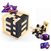 3D Puzzle Knobelspiel Holzspielzeug Logikspiel Geduldspiel FüR Erwachsene Kinder