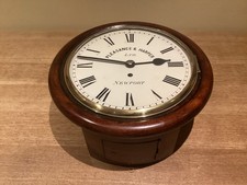 Grimshaw Baxter & Elliott ~ Fusee 8 Day Wall Clock ~ Working ~ Spares or Repairs