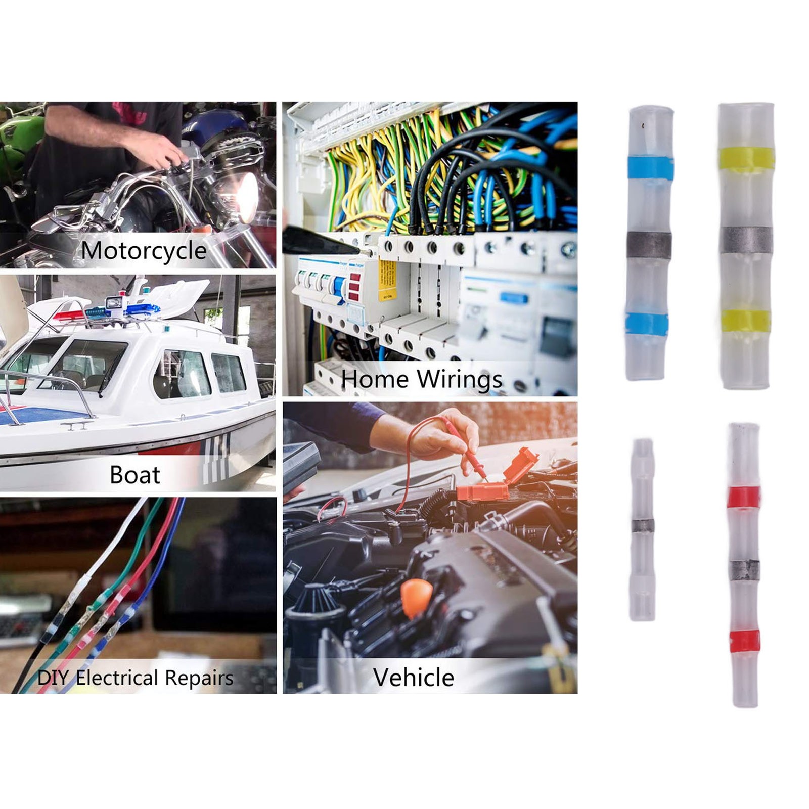 Heat Shrink Solder Seal Wire Connectors Kit Waterproofing Soldering Heat Shrink